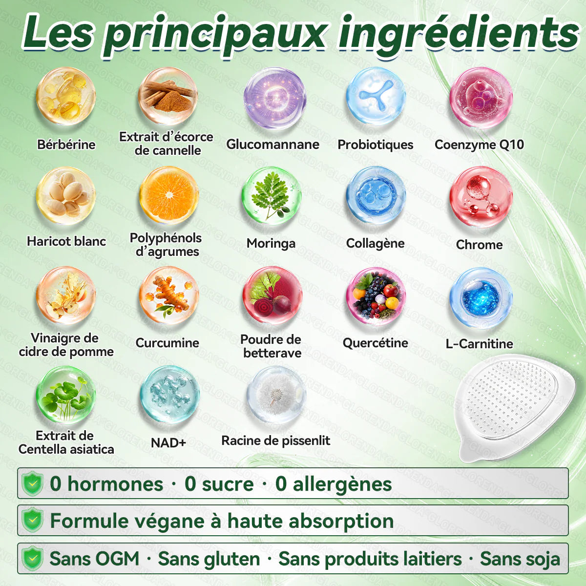 Boutique officielle 🔥🔥 𝐋𝐔𝐗𝐀𝐑𝐈𝐒𝐄® Moringa · Berbérine + NAD+ – Timbre nano à micro‑aiguilles 10‑en‑1 avancé (1× par jour, résultats visibles en 7 jours) | Gestion du poids, relâchement cutané, sommeil, articulations, etc.